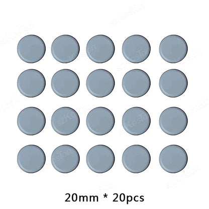 20PCS Möbelgleiter Stuhlbeinkappen Tischbein Block Anti-Kratz Einfaches Bewegen Schwerer Möbel Beinauflage Verdickte Umzugs-Pads