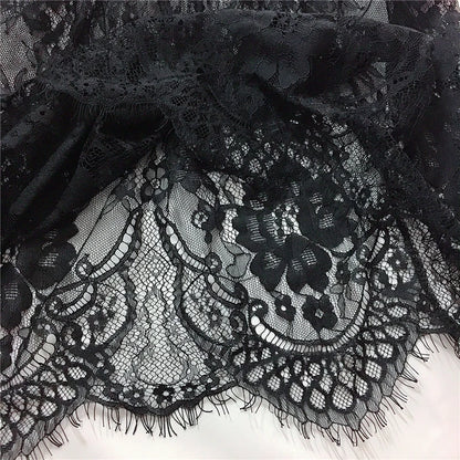 Miniskirt Sexy Transparent Lace Mesh Skirt Shirt Extender Women Summer