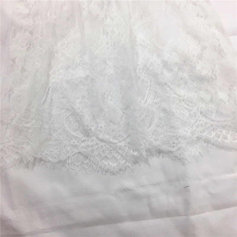 Miniskirt Sexy Transparent Lace Mesh Skirt Shirt Extender Women Summer