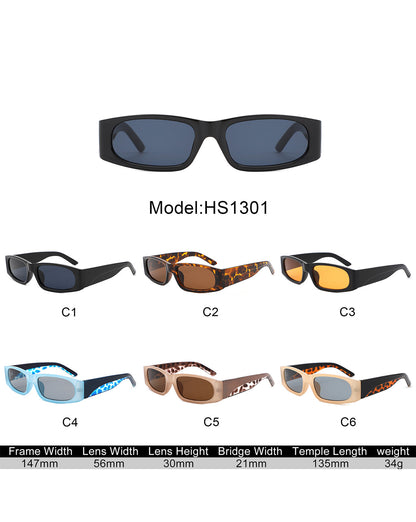 Talon – Rechteckige, schmale Retro-Sonnenbrille im Fashion-Stil