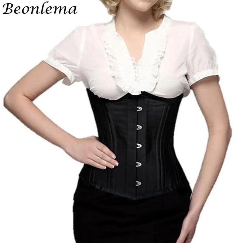 Beonlema 26 Steel Bone Waist Corset  Shapers tummy slimming sheath