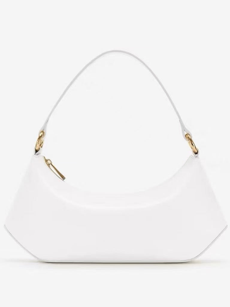 Simple shoulder bag underarm bag, versatile handbag, soft leather