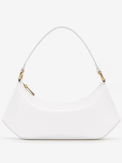 Simple shoulder bag underarm bag, versatile handbag, soft leather
