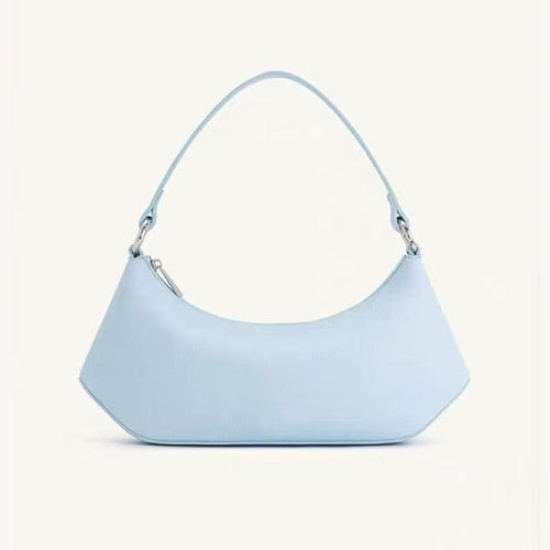 Simple shoulder bag underarm bag, versatile handbag, soft leather