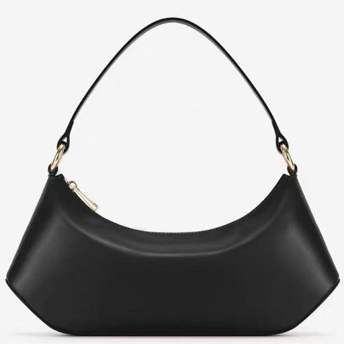 Simple shoulder bag underarm bag, versatile handbag, soft leather