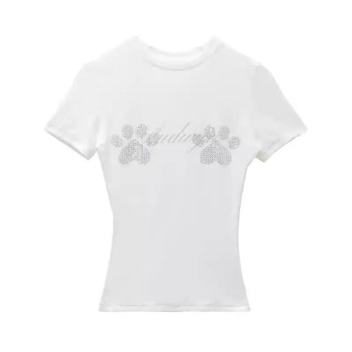 Yedinas Gothic T Shirt Women Clothes Korean Fashion 2024 Summer Tops