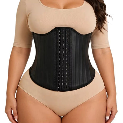 Fajas Latex Waist Trainer 25 Steel Bones Cinta Modeladora Feminina