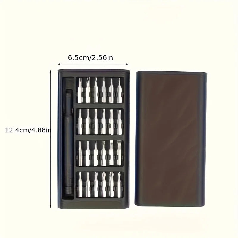 25-teiliges Mini-Schraubendreher-Set, Flachkopf- und Kreuzschlitz-Minischraubendreher, geeignet für elektronische Produkte