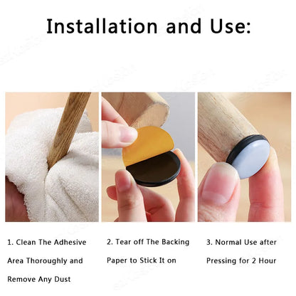 20PCS Möbelgleiter Stuhlbeinkappen Tischbein Block Anti-Kratz Einfaches Bewegen Schwerer Möbel Beinauflage Verdickte Umzugs-Pads