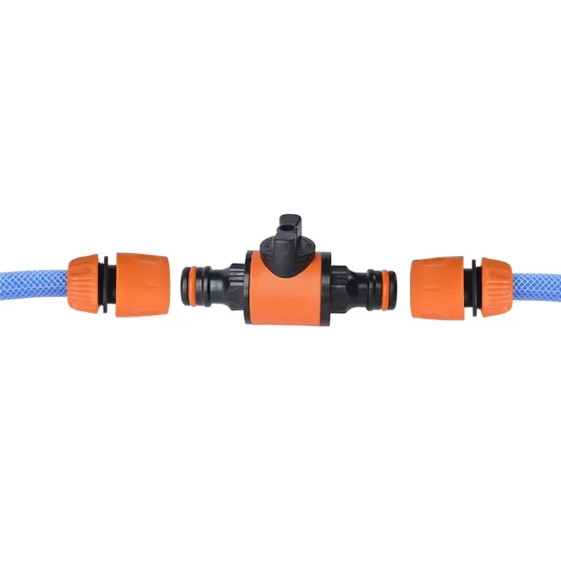 Garden Hose Pipe Tap Shut Off Valve Fitting Connector Pipe Coupler Stop Water Connection Repair Joint Irrigation System Adap