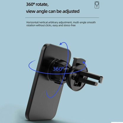 Magnetic Wireless Charger Car Mount Holder For 12 13 14 Pro Max