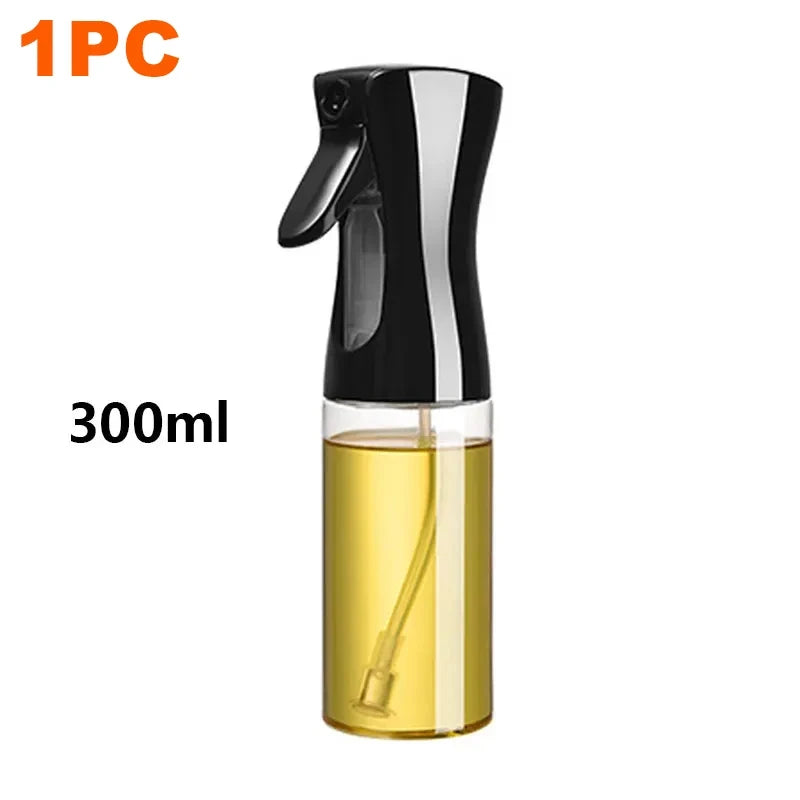 200/300/500ml Öl-Sprühflasche BBQ Kochspray für Olivenöl Kunststoff Backöl-Sprühflasche leere Essigflasche oder Öl-Pinsel