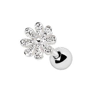 316L Stainless Steel Daisy Flower Cartilage Earring