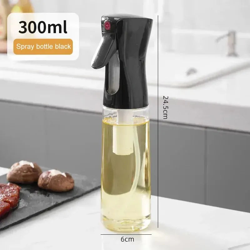 200/300/500ml Öl-Sprühflasche BBQ Kochspray für Olivenöl Kunststoff Backöl-Sprühflasche leere Essigflasche oder Öl-Pinsel