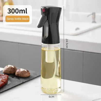 200/300/500ml Öl-Sprühflasche BBQ Kochspray für Olivenöl Kunststoff Backöl-Sprühflasche leere Essigflasche oder Öl-Pinsel