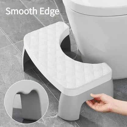 Universal Squatty Potty Toilet Stool - Waterproof Foot Stool for Adults, Kids, Seniors &amp; Pregnancy Support