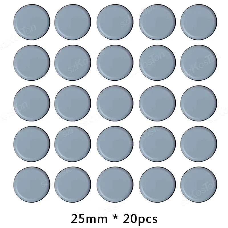 20PCS Möbelgleiter Stuhlbeinkappen Tischbein Block Anti-Kratz Einfaches Bewegen Schwerer Möbel Beinauflage Verdickte Umzugs-Pads