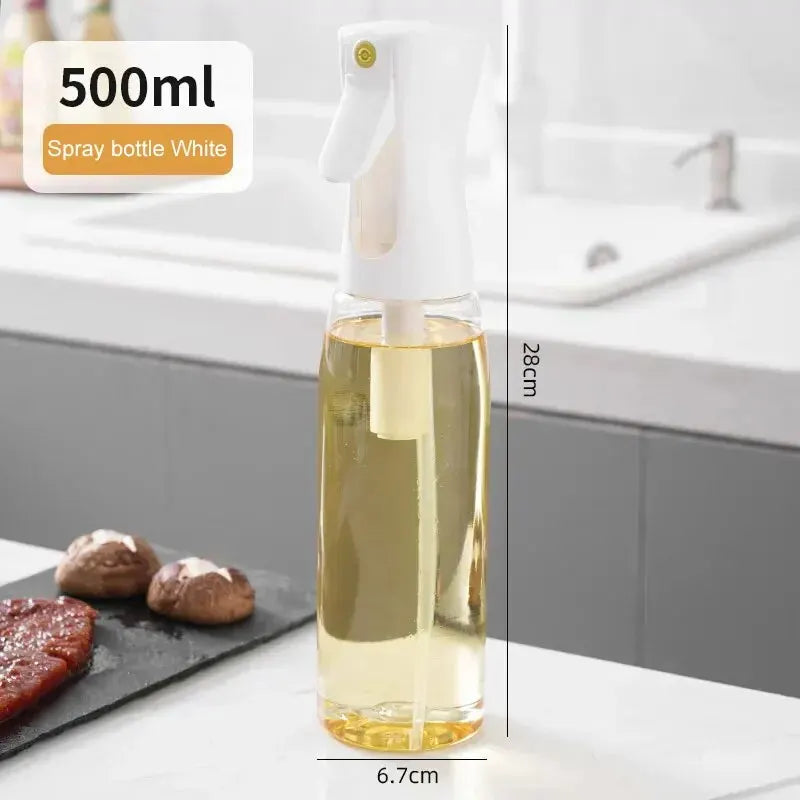 200/300/500ml Öl-Sprühflasche BBQ Kochspray für Olivenöl Kunststoff Backöl-Sprühflasche leere Essigflasche oder Öl-Pinsel