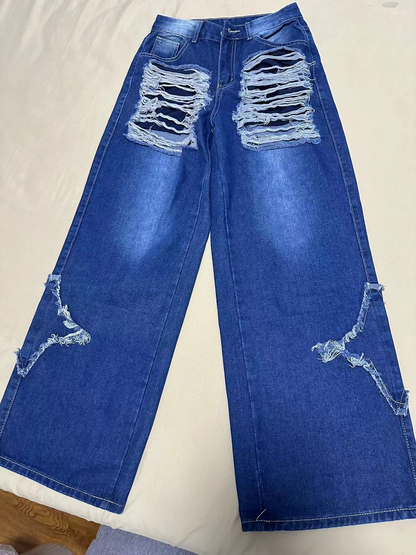 Patch Ripped Street Jeans – Haute Edition 25