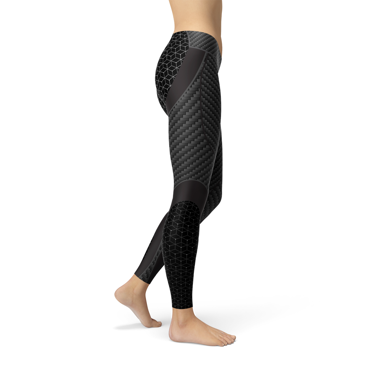 Carbonfaser-Sportleggings für Damen