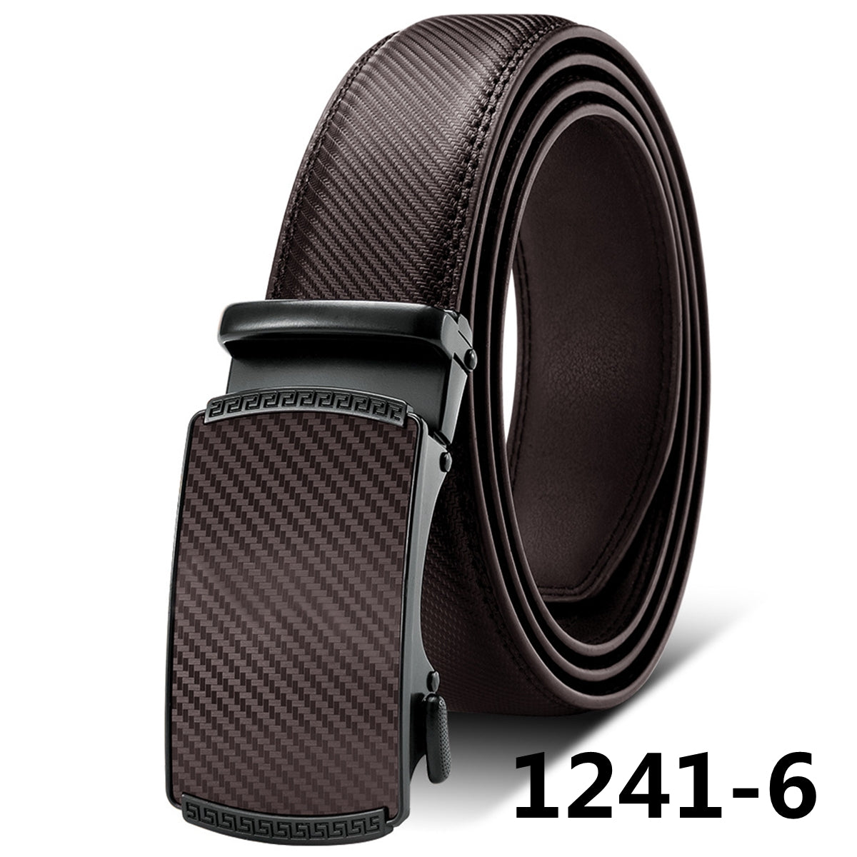 Herren-Ratschengürtel aus echtem Leder, Jeansgürtel für Herren