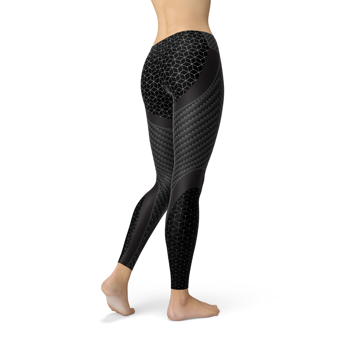 Carbonfaser-Sportleggings für Damen