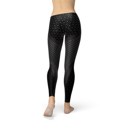 Carbonfaser-Sportleggings für Damen