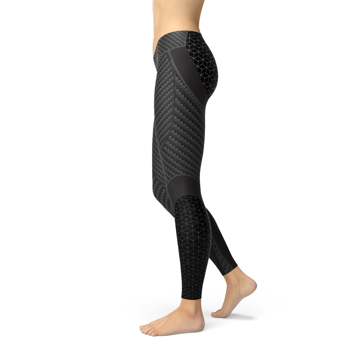 Carbonfaser-Sportleggings für Damen