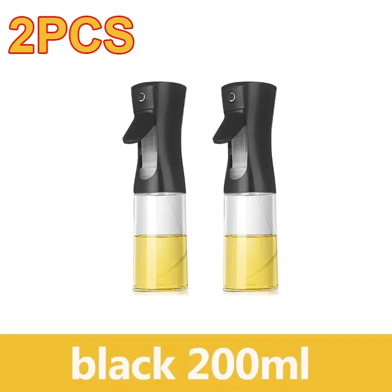 200/300/500ml Öl-Sprühflasche BBQ Kochspray für Olivenöl Kunststoff Backöl-Sprühflasche leere Essigflasche oder Öl-Pinsel