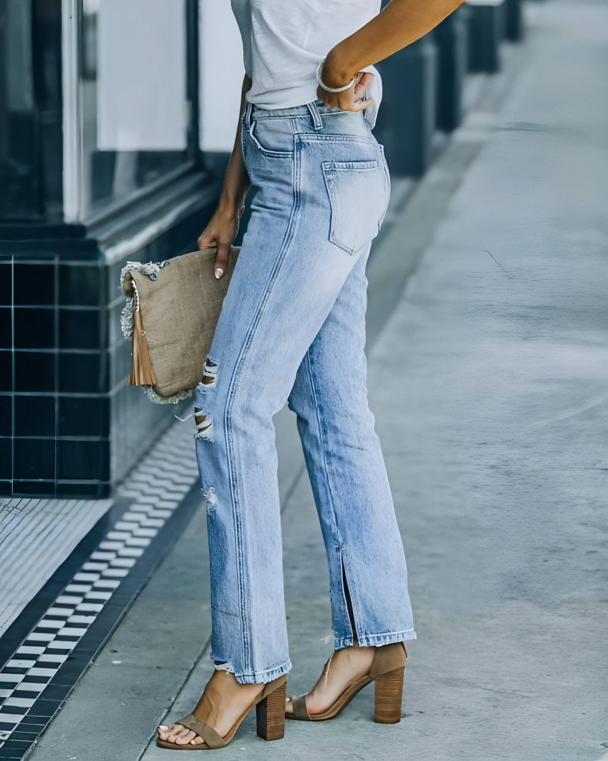 SkyFade™ – Fashion Street Washed Jeans