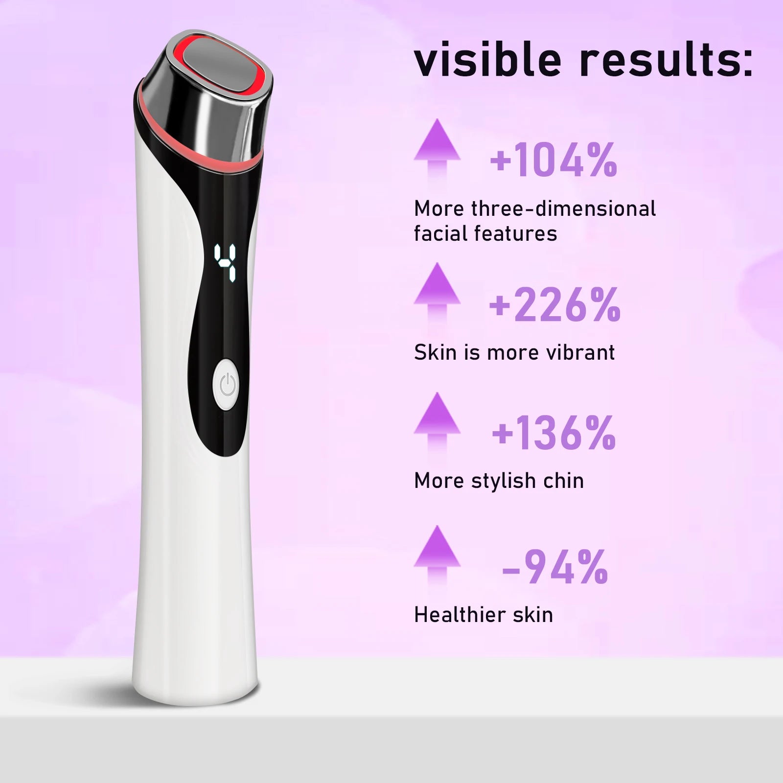 The Electric Facial Massager Can Vibrate and Lift The Facial Skin in 4 Adjustable Modes Women Beauty Instrument Skin Care Tool