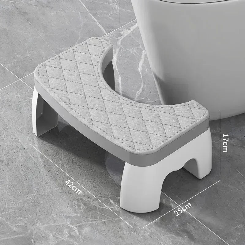 Universal Squatty Potty Toilet Stool - Waterproof Foot Stool for Adults, Kids, Seniors &amp; Pregnancy Support