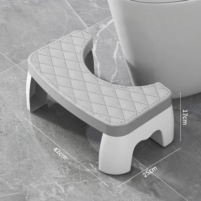 Universal Squatty Potty Toilet Stool - Waterproof Foot Stool for Adults, Kids, Seniors &amp; Pregnancy Support