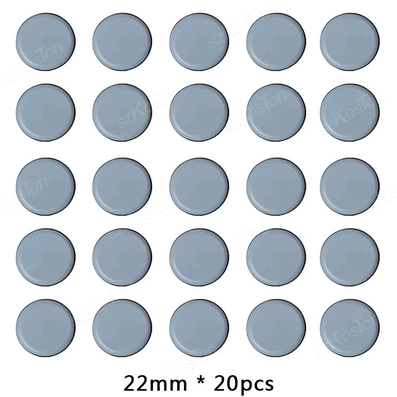 20PCS Möbelgleiter Stuhlbeinkappen Tischbein Block Anti-Kratz Einfaches Bewegen Schwerer Möbel Beinauflage Verdickte Umzugs-Pads
