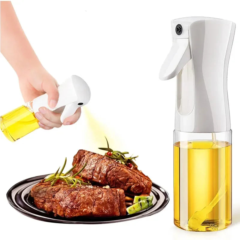 200/300/500ml Öl-Sprühflasche BBQ Kochspray für Olivenöl Kunststoff Backöl-Sprühflasche leere Essigflasche oder Öl-Pinsel