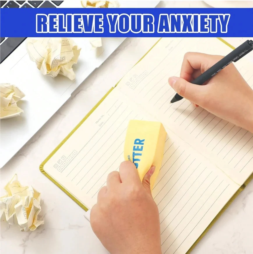 Realistic Food Shaped Stress Relief Toys Soft Slow Rebound Butter Squeeze Finger Sticks for Anxiety Relaxation