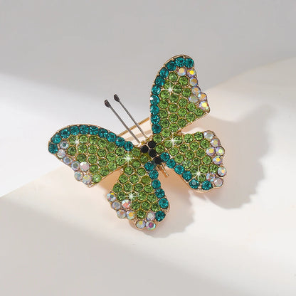 Lovely Butterfly Bee Brooch For Women Shiny Rhinestone Pearl Animal Insect Lapel Pins Wedding Party Coat Dress Jewelry Gifts