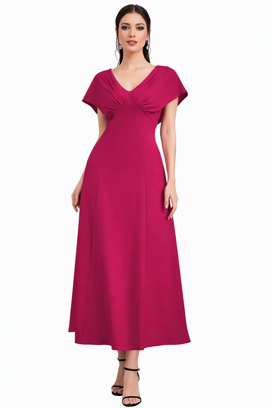 Damen-Fit &amp; Flare-Kleid