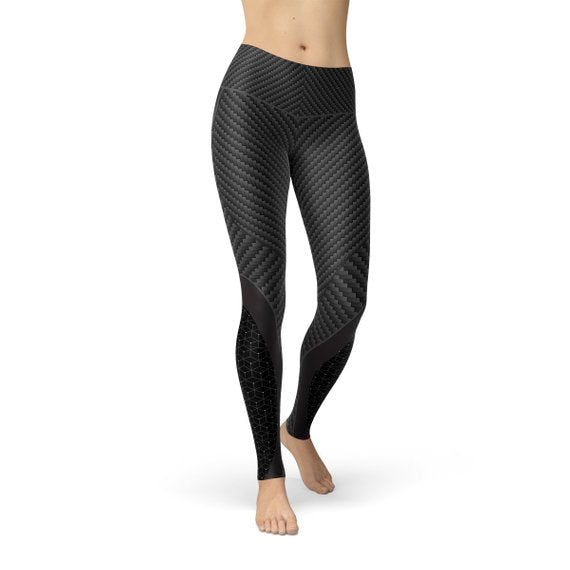 Carbonfaser-Sportleggings für Damen