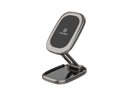 Techancy Suporte Magnético Dobrável Para Telemóvel Para Automóvel