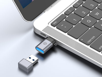 Techancy Adaptador USB-C para USB-A OTG  KK2111, Alta Velocidade de