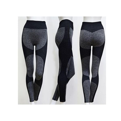 High Waist Nahtlose Sport-Leggings und Stretch-Sport-BH