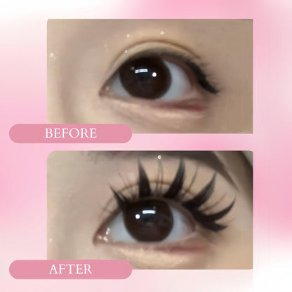 70 Paar Wimpern „Hasenohr“