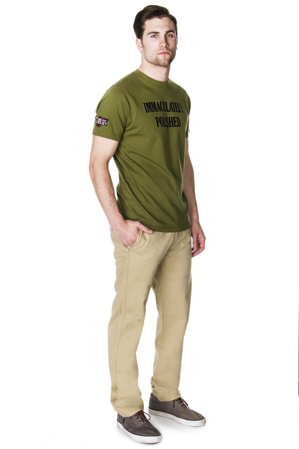 65 MCMLXV Herren Khaki Chinohose