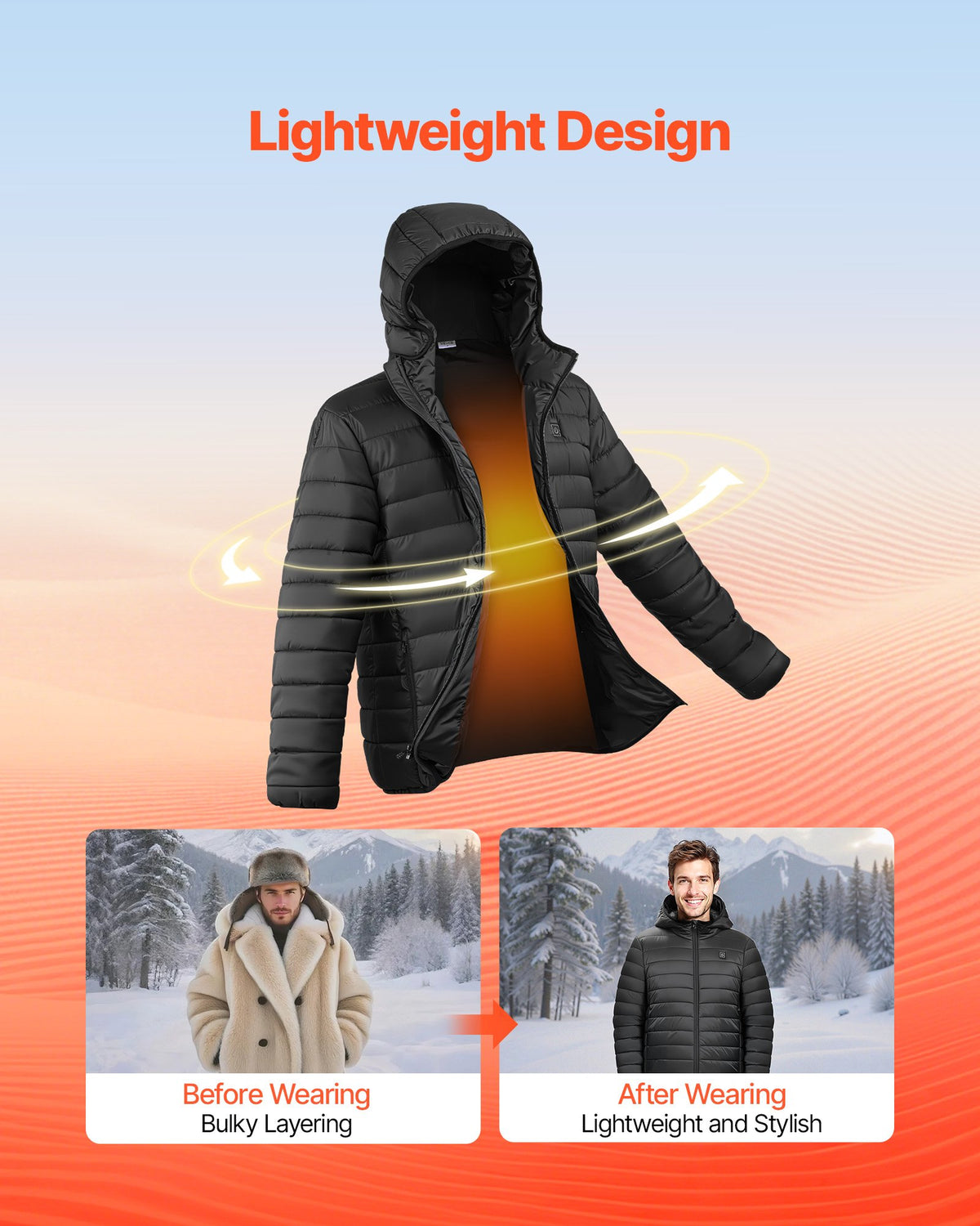 Beheizbare Damenjacke mit 7,4V Akku, Softshell, elektrisch beheizbar